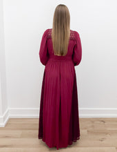 Load image into Gallery viewer, Ain't No Way Lace Panel V-Neck Maxi Dress