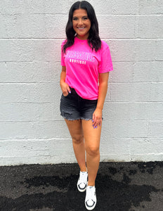 Versatile Boutique Logo SS Tee Neon Pink