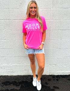 JAC's Neon Booneville SS Tee Neon Pink