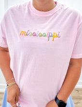 Load image into Gallery viewer, Mississippi Embroidered SS Tee