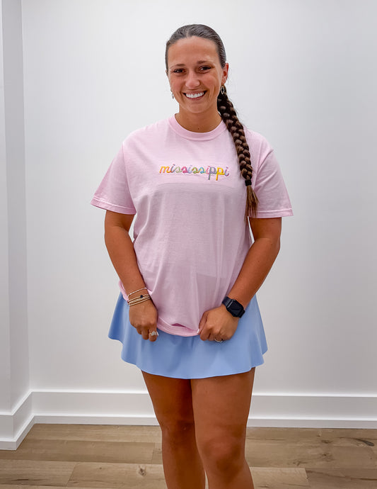 Mississippi Embroidered SS Tee