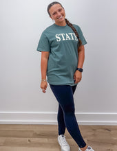 Load image into Gallery viewer, Mississippi State SS Tee in Blue Spruce