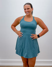Load image into Gallery viewer, Been Loving You These Days Athletic Dress in Teal