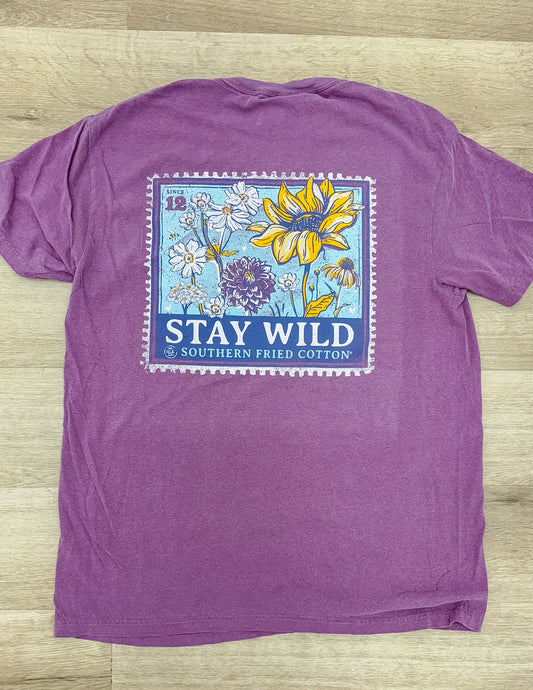 Southern Fried Cotton Stay Wild SS Tee