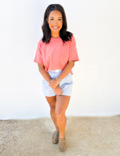 Load image into Gallery viewer, Happy With Me Plaid Shorts in Light Blue