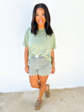 Load image into Gallery viewer, Happy With Me Plaid Shorts in Green