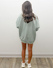 Load image into Gallery viewer, Local Girl Moon Cotton Crewneck in Sage