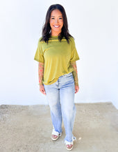 Load image into Gallery viewer, They&#39;ve All Gone Floral Mesh Sleeve Top in Green