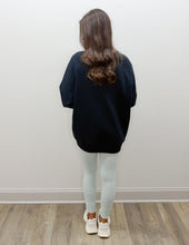 Load image into Gallery viewer, Local Girl Moon Cotton Crewneck in Black