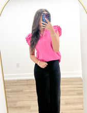 Load image into Gallery viewer, Going To Tell Everybody Scallop Trim Blouse