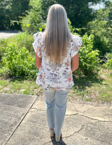 Hopelessly Romantic Floral Lace Blouse