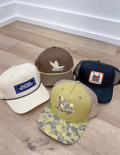 Load image into Gallery viewer, Old Row Outdoors Flying Duck Rope Hat in Brown