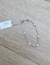 Load image into Gallery viewer, Kendra Scott Ashton DLCT Chain Silver Bracelet in Freshwater Cultured Pearl