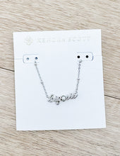 Load image into Gallery viewer, Kendra Scott Big Sis Pendant Necklace in Silver/Freshwater CLTRD Pearl