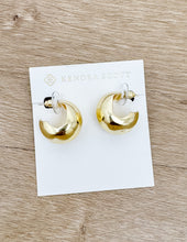 Load image into Gallery viewer, Kendra Scott Kaitlin Gold Metal Hoop Earring