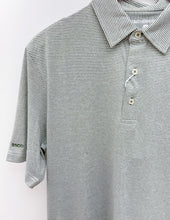 Load image into Gallery viewer, Southern Shirt Heather Madison Stripe Polo in Dusty Olive