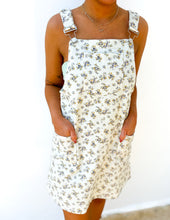 Load image into Gallery viewer, Start Of Something Good Floral Denim Overall Dress