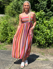 Load image into Gallery viewer, I Came to Dance Striped Midi Dress