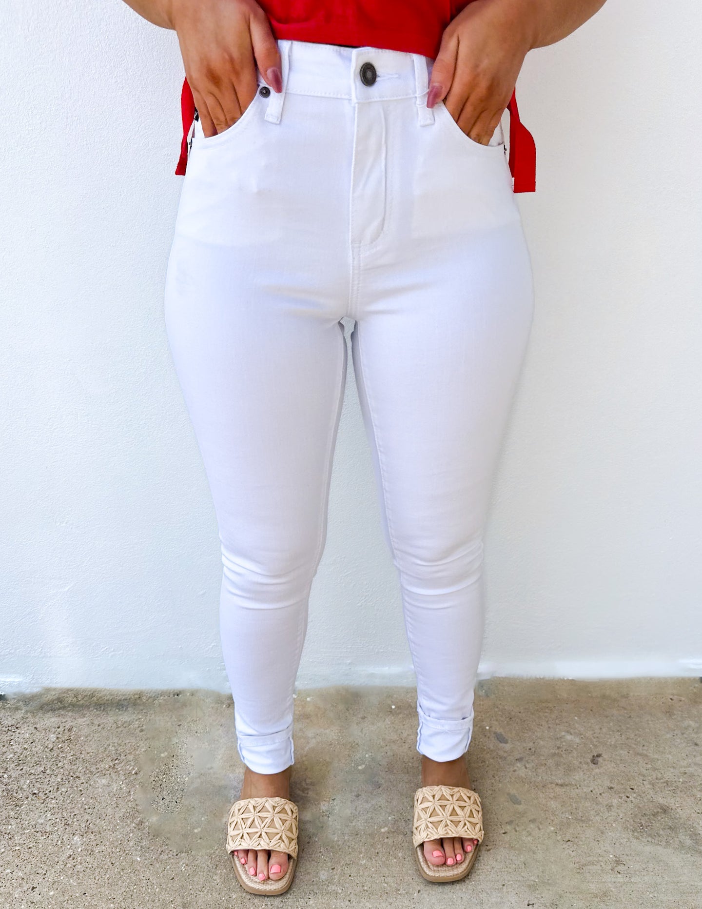 Busy Woman High Rise Skinny Jeans