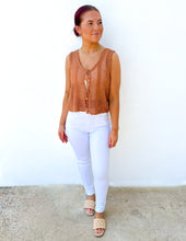 Load image into Gallery viewer, Back to Friends Crochet Knit Vest