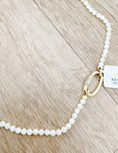 Load image into Gallery viewer, Kendra Scott Emery Beaded Necklace in Gold/Ivory MOP