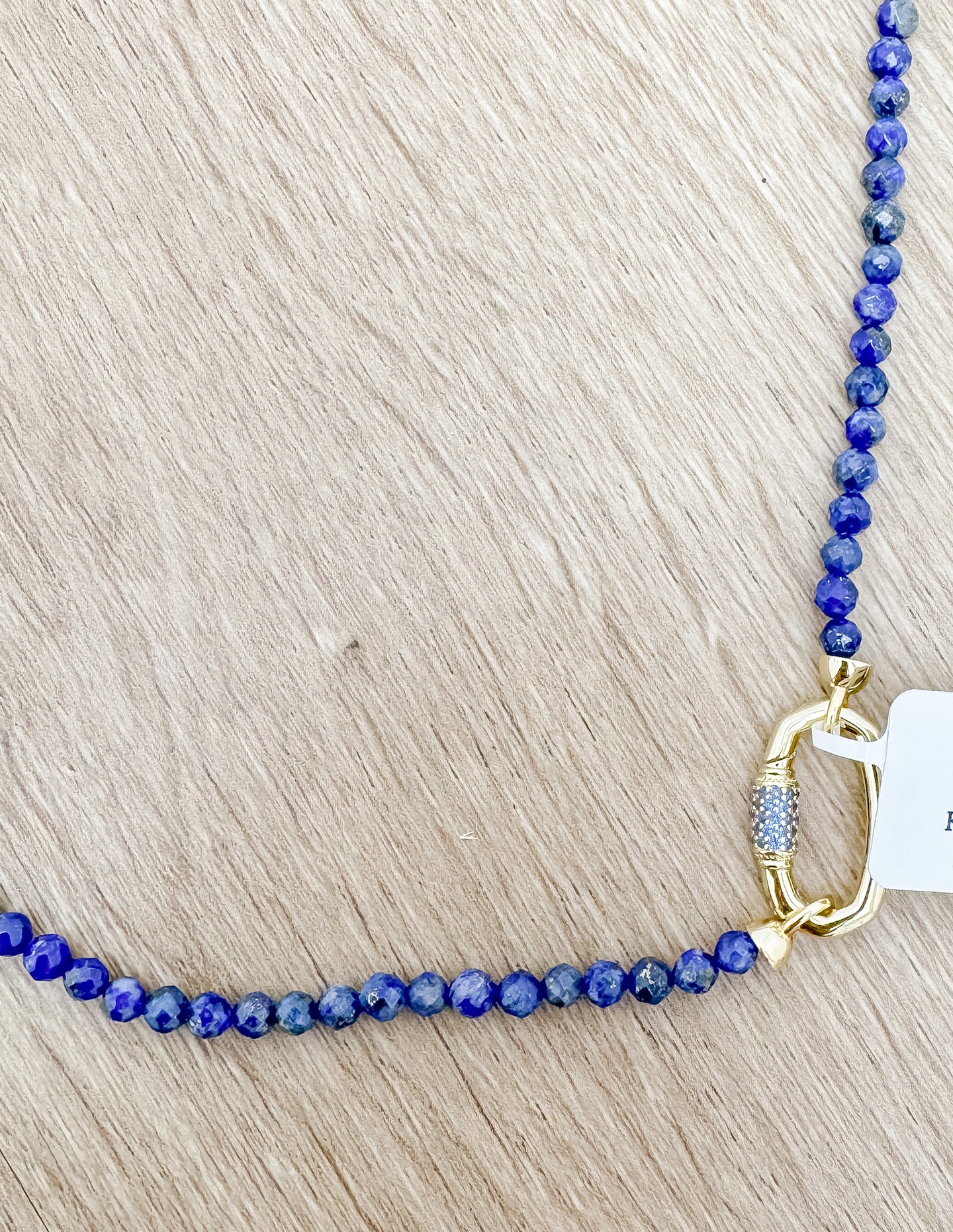 Kendra Scott Emery Beaded Necklace in Gold/Blue Lapis