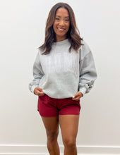 Load image into Gallery viewer, Lulu Mac Mono Logo Sweatshirt in Light Grey