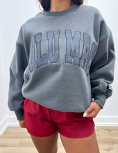 Load image into Gallery viewer, Lulu Mac Mono Logo Sweatshirt in Dark Grey