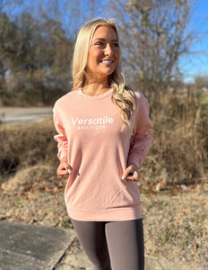 VB Comfort Color Logo Sweatshirt Peachy