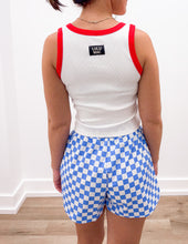 Load image into Gallery viewer, Lulu Mac BXCK Boxer Shorts in Blue/White Check