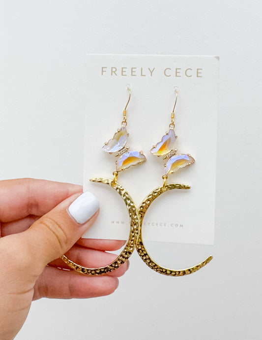 Everyday Butterfly Dangle Earrings