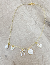 Load image into Gallery viewer, Be Free Gold Charm Necklace