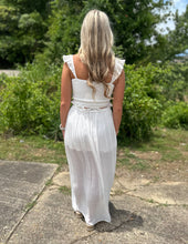 Load image into Gallery viewer, Thanks for the Memories Smocked Top &amp; Maxi Skirt Set Off White