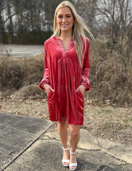 Strong Enough Long Sleeve Dress