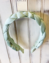 Load image into Gallery viewer, Here We Go Again Braided Headband Mint