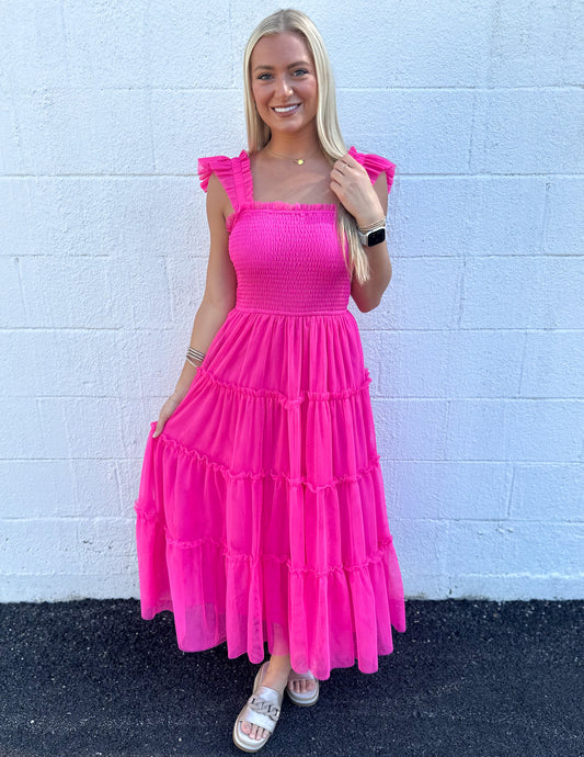 Check Yes Juliet Tiered Dress