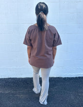 Load image into Gallery viewer, Everything That I Wanted Oversized Reversible Tee Brown Deep