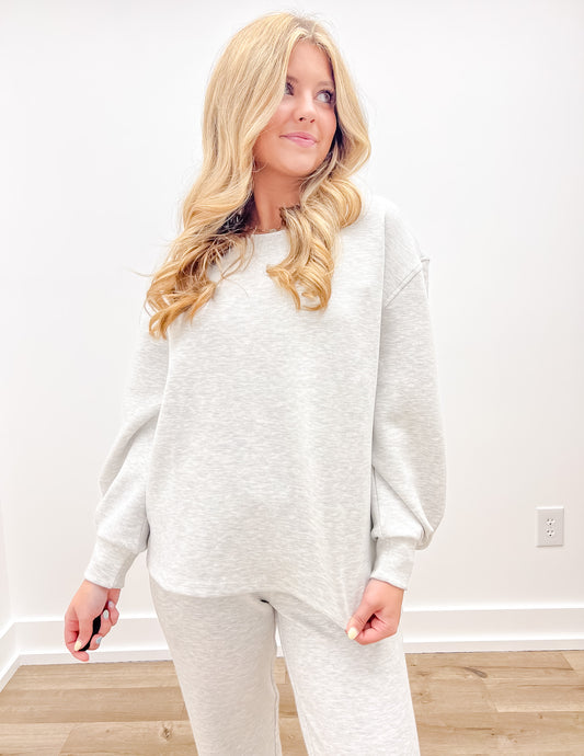 Southern Shirt Women's AstroKnit LS Top in Stone