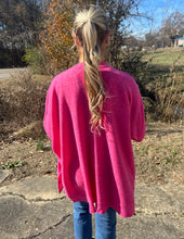 Load image into Gallery viewer, What More Can I Say Oversized Sweater Hot Pink