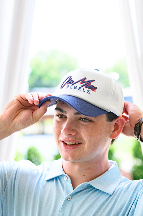 Ole Miss Rebels Raised Script Hat