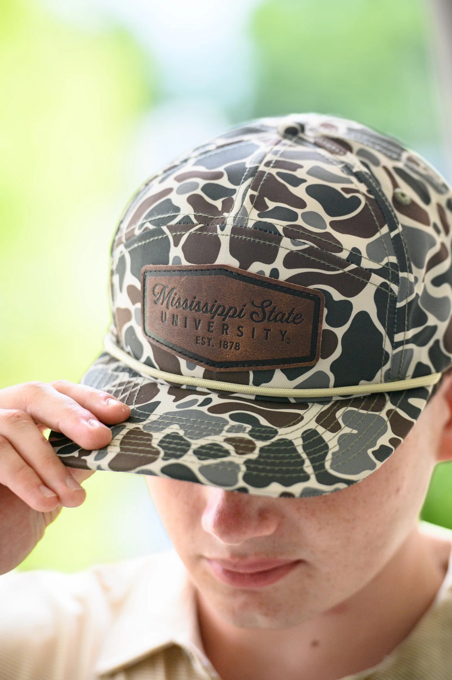 Mississippi State Camo Patch Hat