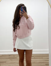 Load image into Gallery viewer, Loving How I Am Living Basic Fleece Half Zip Hoodie in Baby Pink