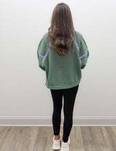 Load image into Gallery viewer, I'm All You Need 1/2 Zip Fleece Pullover in Pistachio