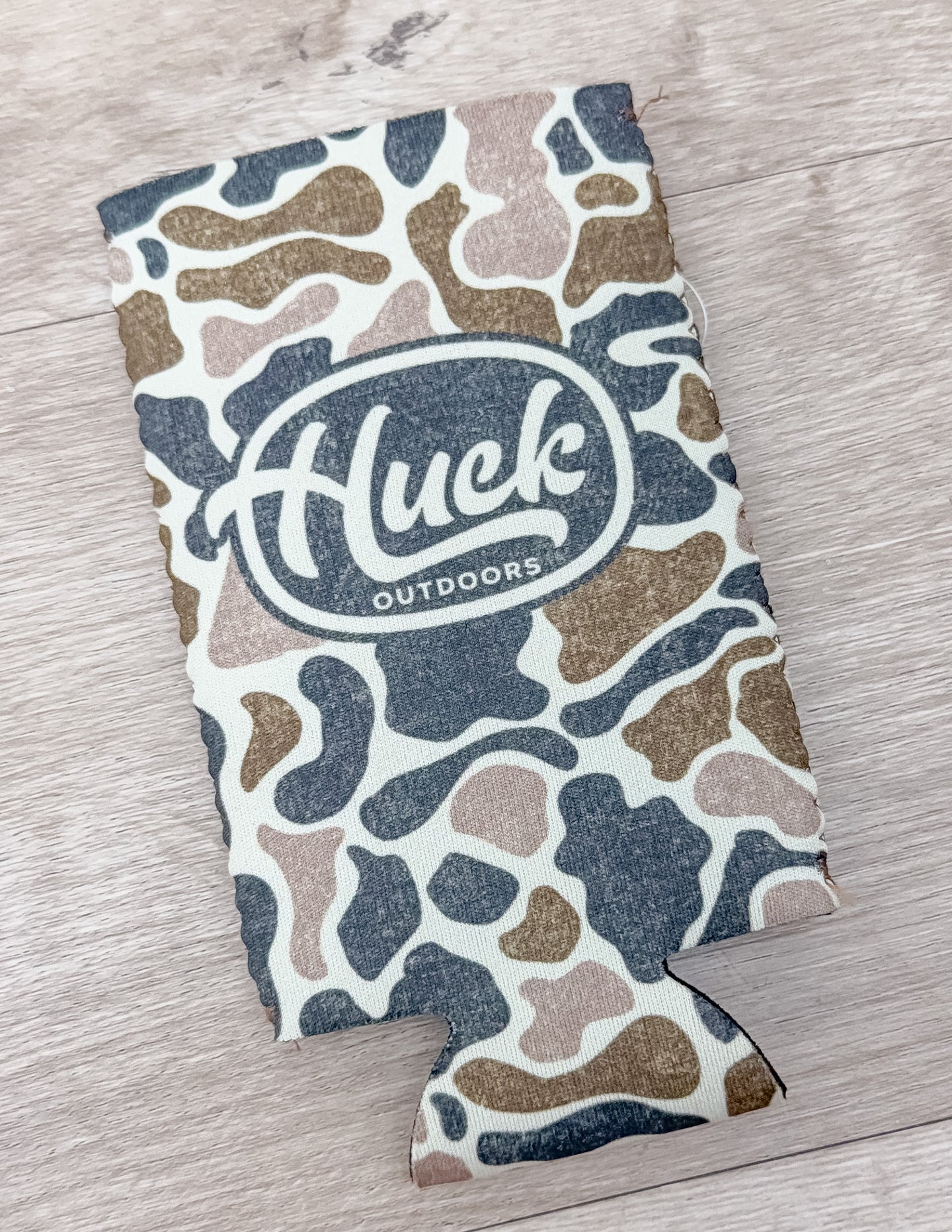 Huck Camo Slim Tall Can Koozies