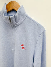 Load image into Gallery viewer, Vineyard Vines Ole Miss Saltwater Quarter Zip in Jake Blue