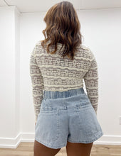 Load image into Gallery viewer, Believe In Me Ruffle Detail Flower Lace Top in Cream