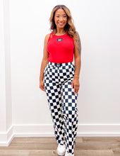 Load image into Gallery viewer, Lulu Mac Black Checkered Pants