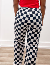 Load image into Gallery viewer, Lulu Mac Black Checkered Pants
