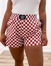 Load image into Gallery viewer, Lulu Mac BXCK Boxer Shorts in Maroon/White
