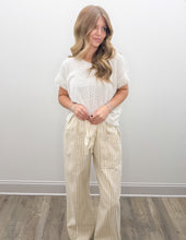 Load image into Gallery viewer, Gives Me Life Lightweight V-Neck Top in Ivory